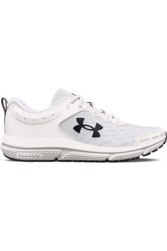 Men's Charged Assert 10 Wide (4E) Running Shoe White/Black/Black - 3026176-102