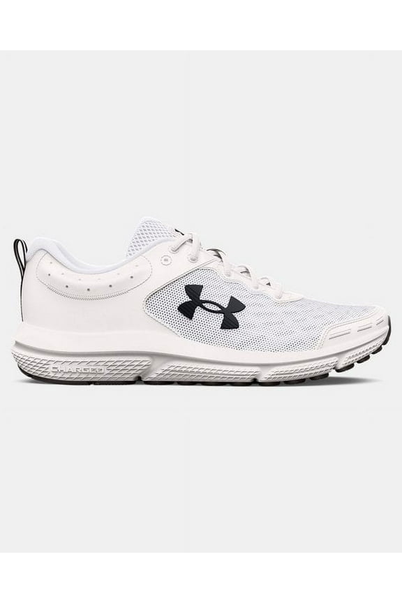 Men's Charged Assert 10 Wide (4E) Running Shoe White/Black/Black - 3026176-102