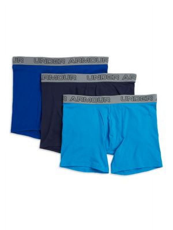 Under Armour Men's Charged Cotton 6 Boxerjock 3-Pack - 1363617-600 -  Red/Academy/Mod Gray Medium Heather - 5XL