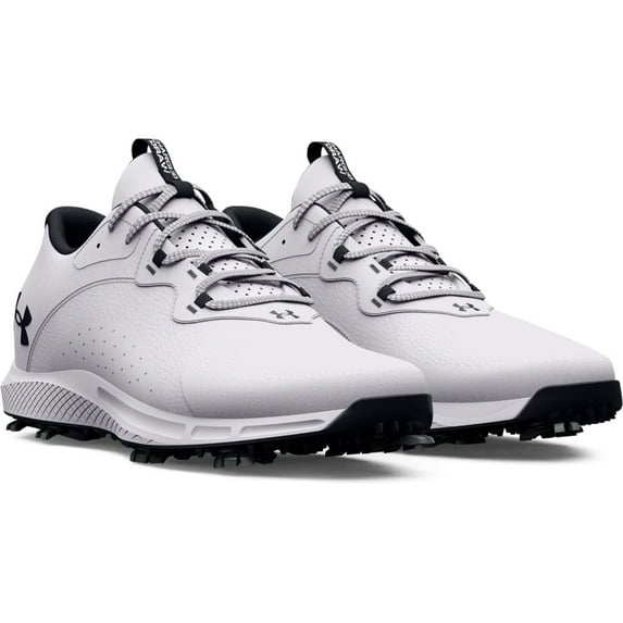 Under Armour Men's Charged Draw 2 Golf Shoes White Wide 11
