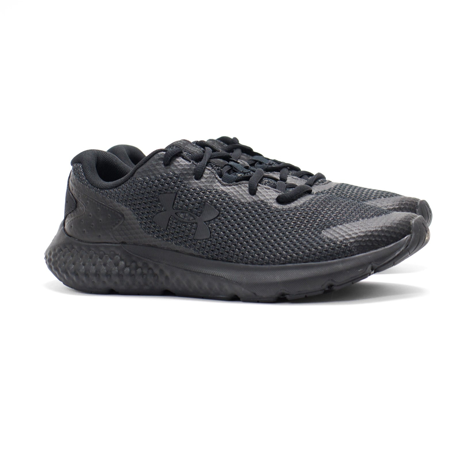 Under Armour Men's Charged Rogue 3 Running Shoes, Black,9.5 M US
