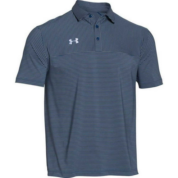Under Armour Men's Clubhouse Polo Golf Shirt, 1270402 (Royal/White, M)