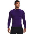 thumbnail image 1 of Under Armour Men's ColdGear Armour Compression Mock, Purple 500/White, X-Large, 1 of 3