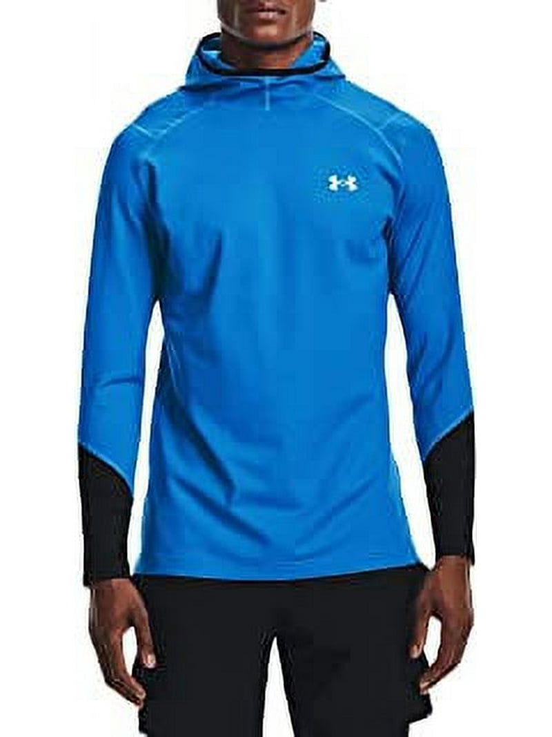 Under Armour Men's ColdGear Infrared Hoodie Pullover, Blue/Black