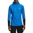 thumbnail image 1 of Under Armour Men's ColdGear Infrared Hoodie Pullover, Blue/Black, L], 1 of 2