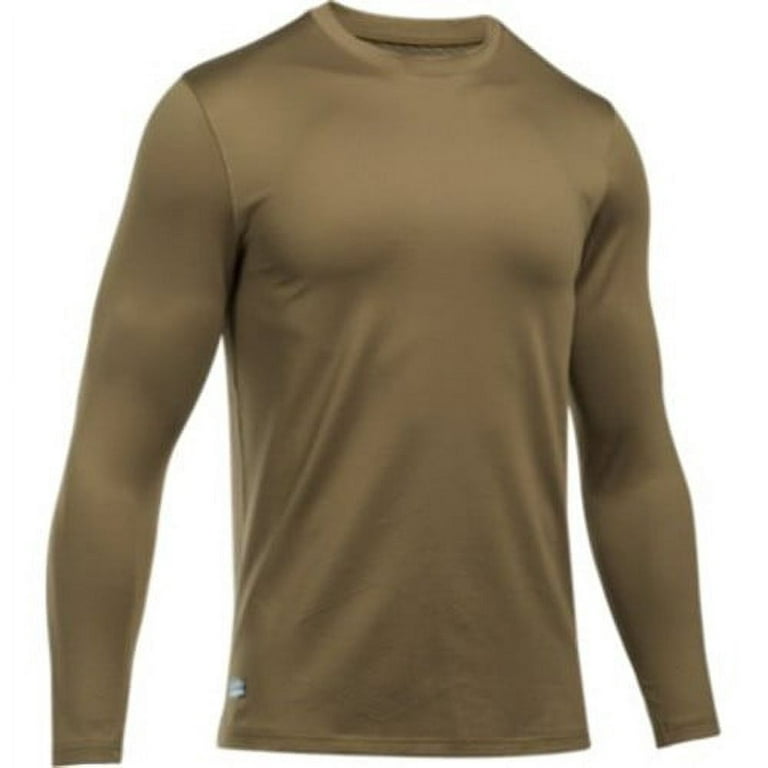 Under Armour Men's ColdGear Infrared Tactical Fitted Crew, Coyote  Brown/Coyote Brown, XX-Large 