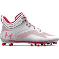 thumbnail image 1 of Under Armour Men's Command MC Mid Lacrosse Cleats White/Red/Red - 3025639-101, 1 of 5