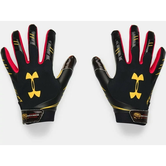 Under Armour Men's F7 Novelty Football Gloves 1351545-002 Black