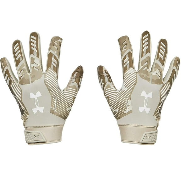 Under Armour Men's F9 Nitro Football Gloves M Tan Camo