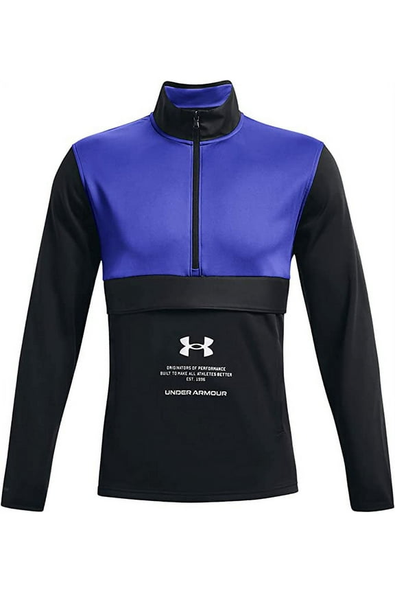 Men's Fleece Storm 1/2 Zip Long Sleeve Top Shirt Large