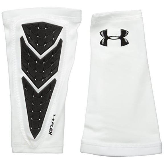 Under Armour Men's Gameday Armour Forearm Shiver, White (100)/Black, Small/Medium