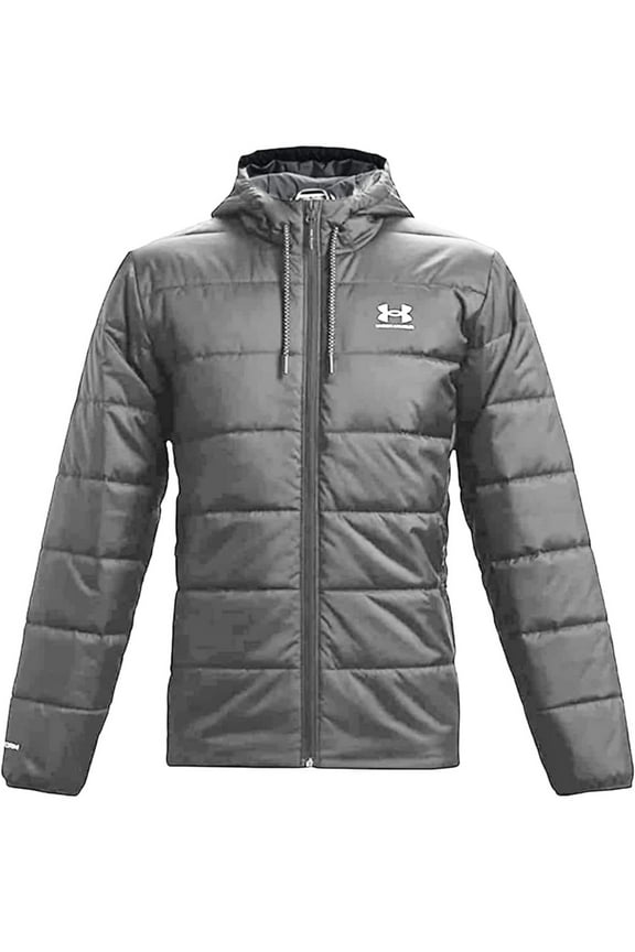 Men's Grey Insulate Reflect Hooded Jacket - XXL