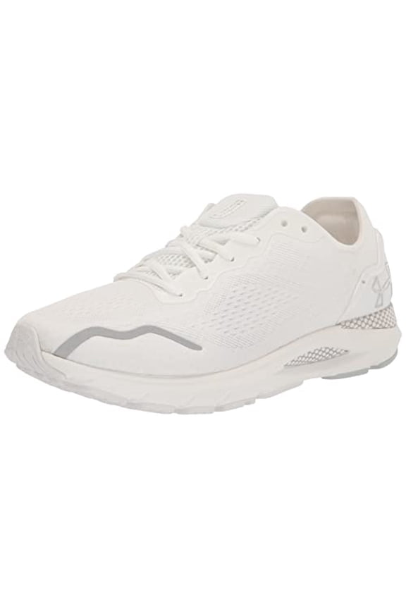 Men's HOVR Sonic 6 Running Shoe (White/White/Metallic Silver, 9.5)