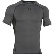 Under Armour Men's HeatGear Armour Short Sleeve Compression Shirt Gray, Small