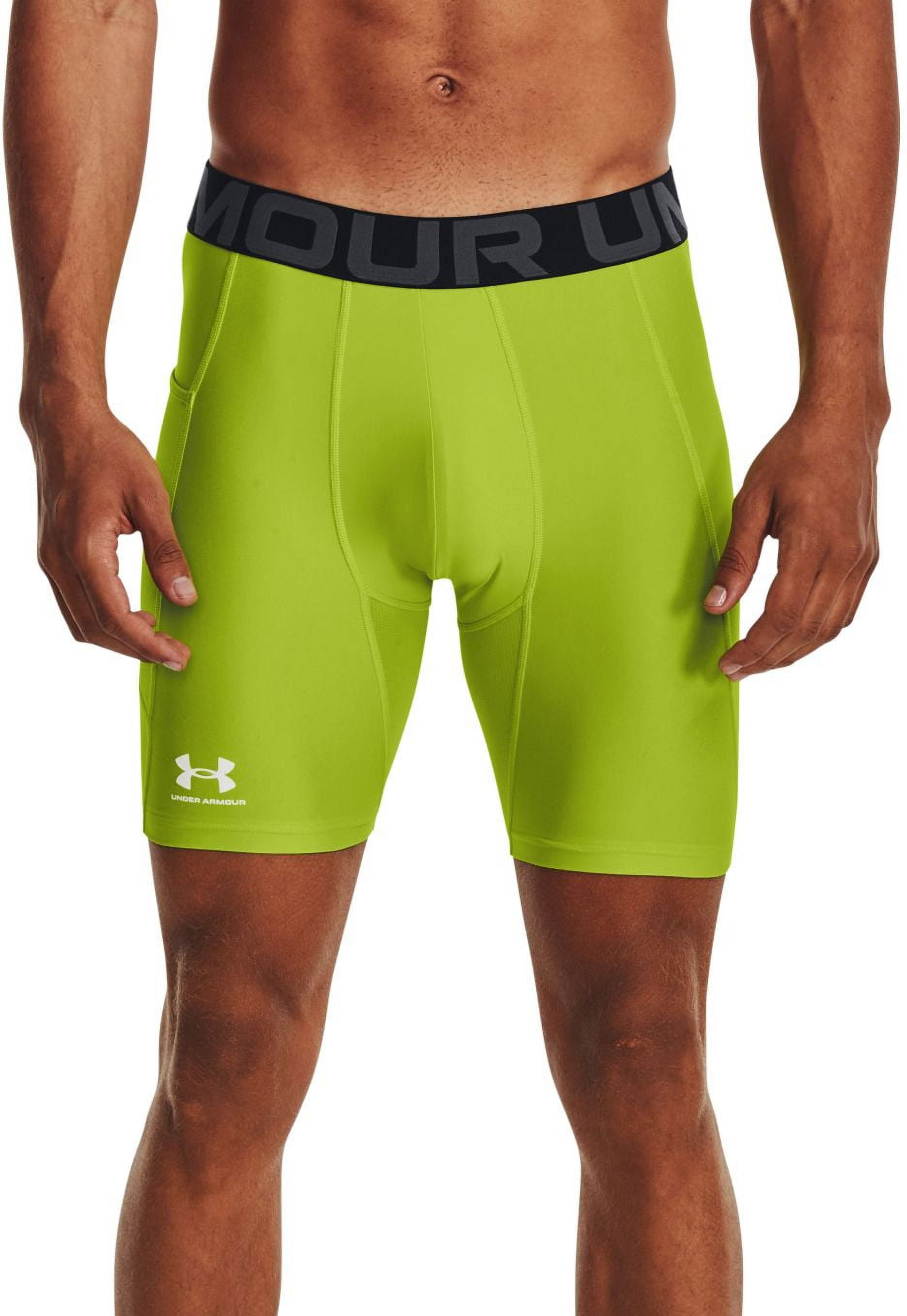 Under Armour Men's HeatGear Compression 6\u0026q; Shorts (Marine