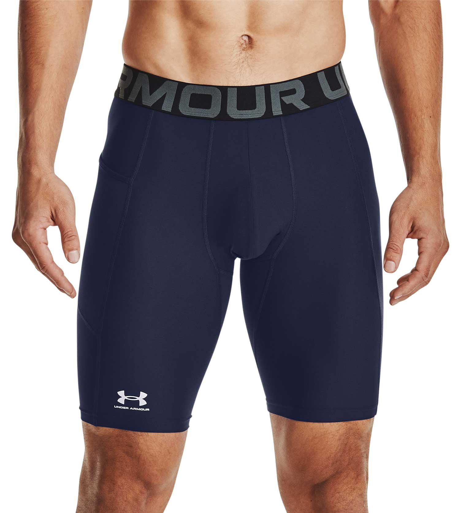 (取寄) アンダーアーマー メンズ ヒートギア アーマー ロング ショーツ Under Armour men Under Armour Heatgear Armour Long Shorts Midnight Navy/White Under Armour Men's HeatGear Long Compression 9\u0026q; Shorts