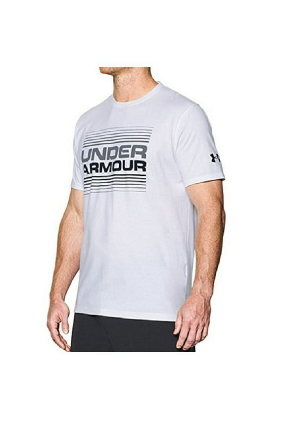 Men's HeatGear Loose Fit Graphic Shirt White L 1300347-100