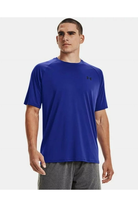 Men's HeatGear Loose Fit Workout Shirt Blue Medium 1327965-400