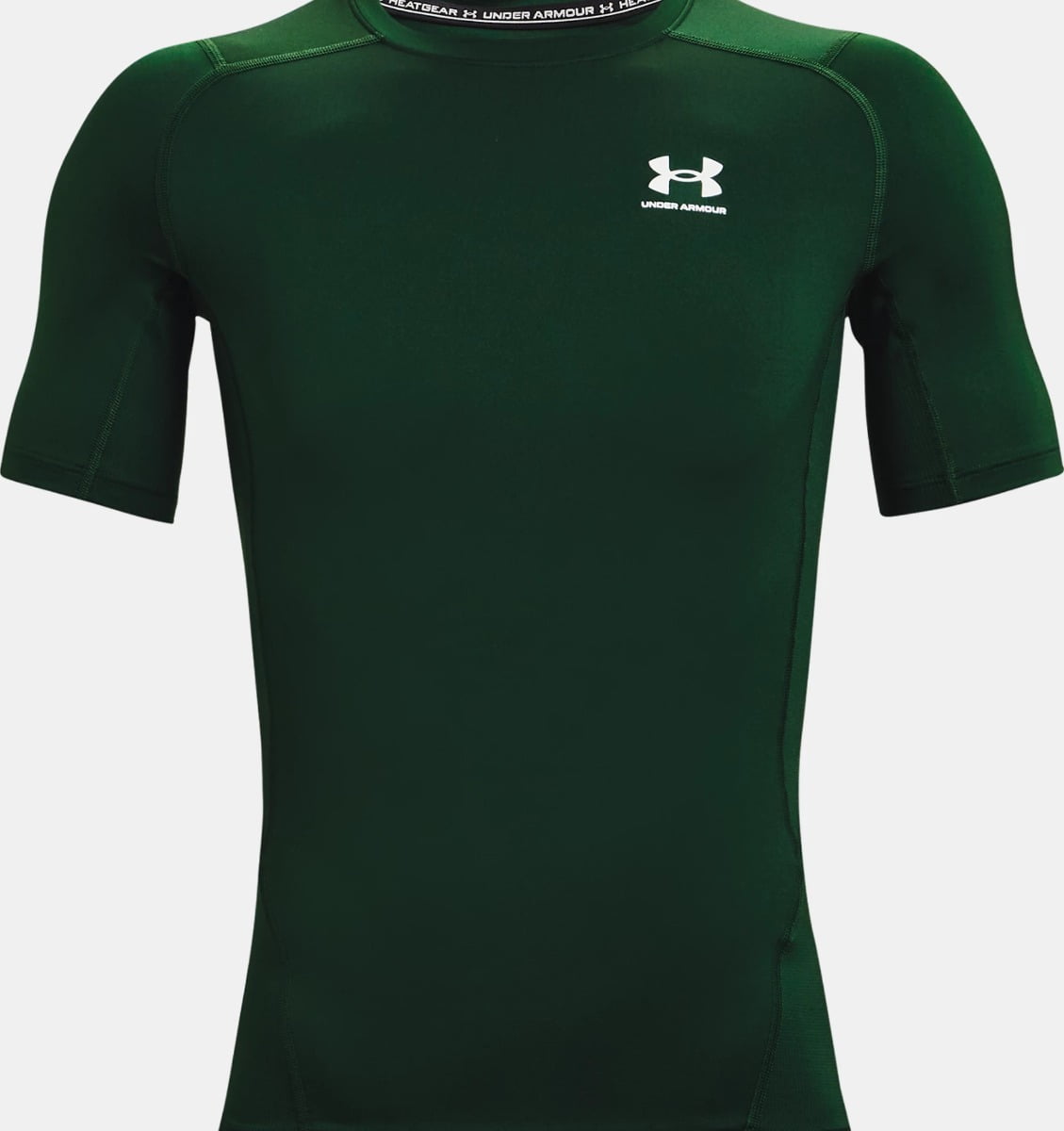 UA HG Armour Comp SS T-Shirt (Black)-1361518-001