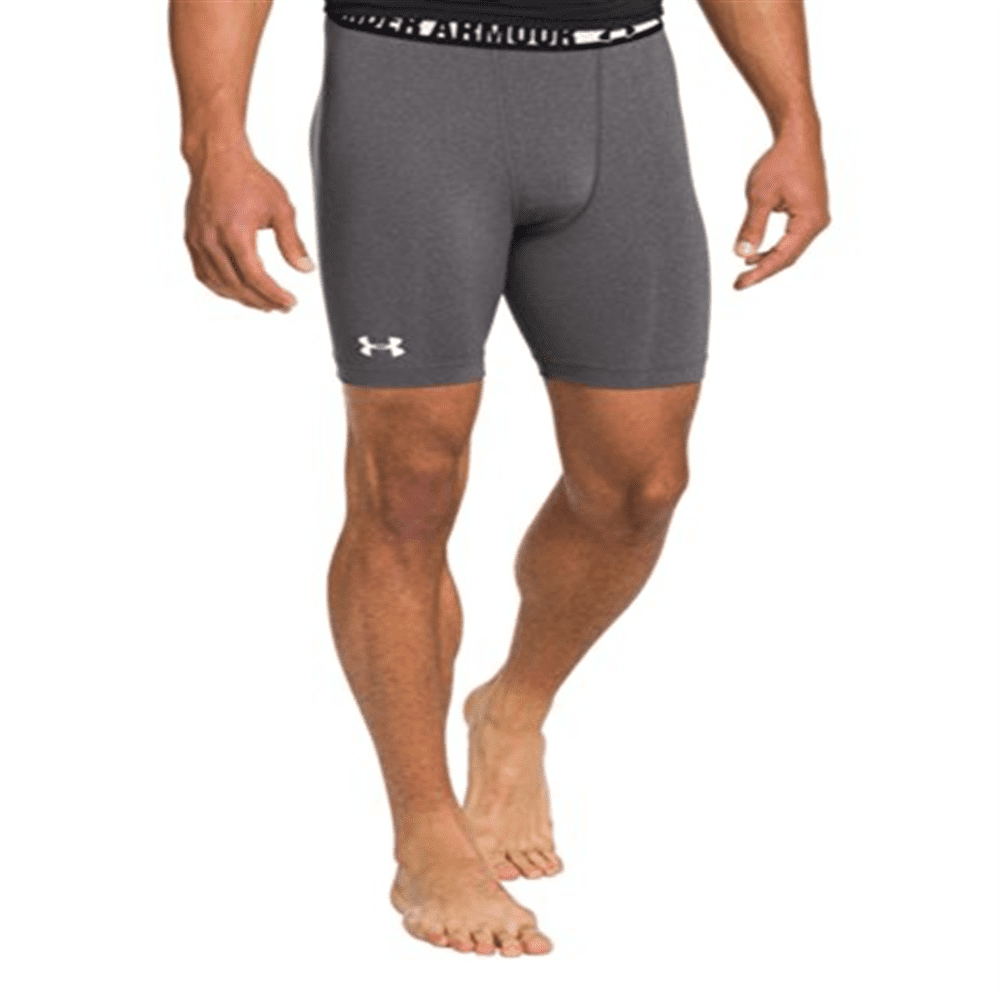 Under Armour Men's HeatGear Sonic Compression Shorts Gray Size M
