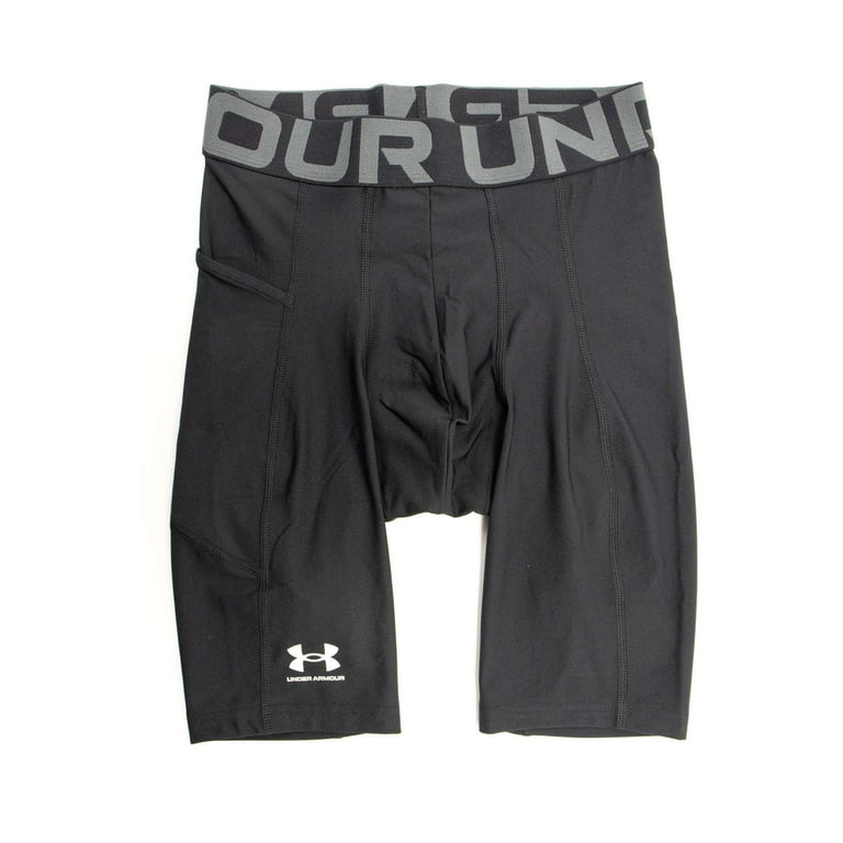 Under Armour Men's Heatgear Armour Moisture Wicking 9 Compression Shorts  Black Size Small 