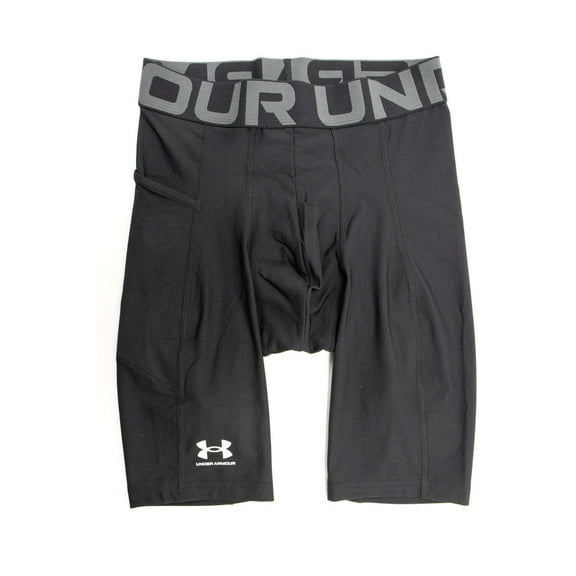 Under Armour Men's Heatgear Armour Moisture Wicking 9 Compression Shorts Black Size Small
