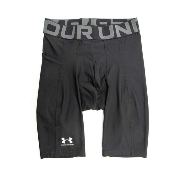 Under Armour Men's Heatgear Armour Moisture Wicking 9 Compression Shorts Black Size Small