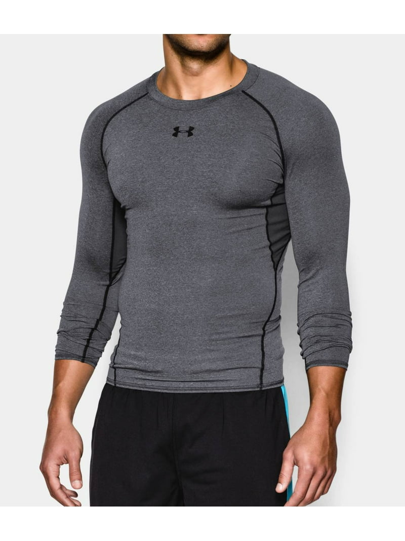 Grey Custom Under Armour Dri Fit Shirts Under Armour Men's Hg Long