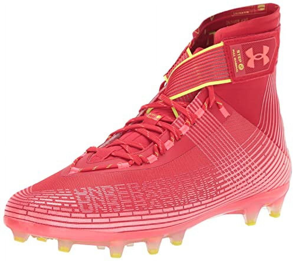 All red under armour spotlight cleats outlet