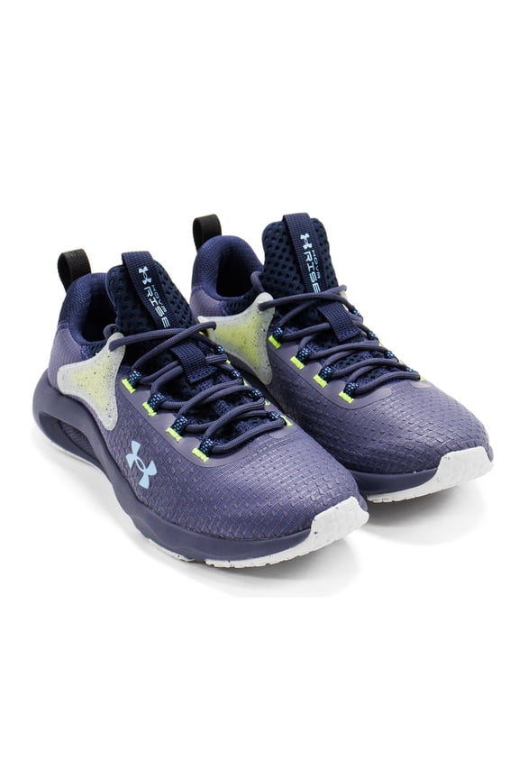 Men's Hovr Rise 4 Training Shoes, Tempered Steel \ Midnight Navy,7 M US