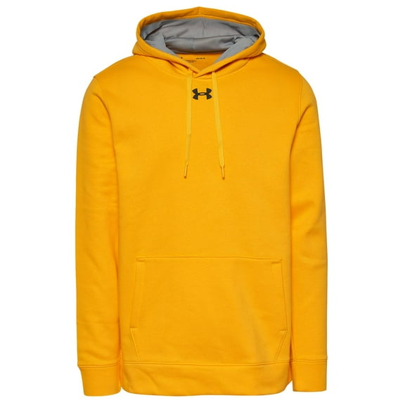 Under Armour Men's Hustle Fleece Hoodie STEELTOWN GOLD | BLACK MD