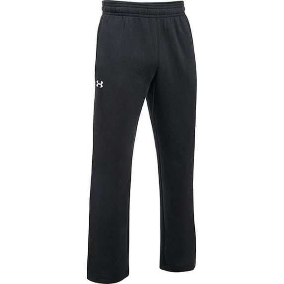 Under Armour Men's Hustle Fleece Pant Black | White Small