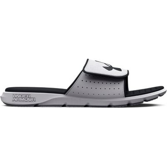 Under Armour Men's Ignite Pro Slides White/White/Black - 3026023-100