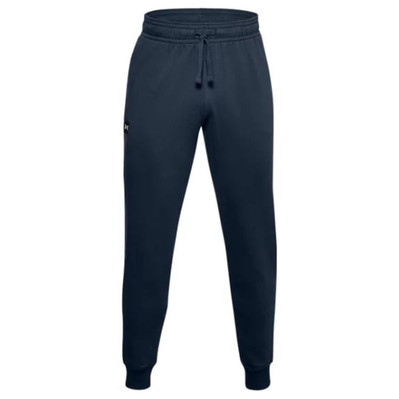 Under Armour Men's Joggers Athletic Rival Lightweight Fleece Track Pants 1357128, Navy, L
