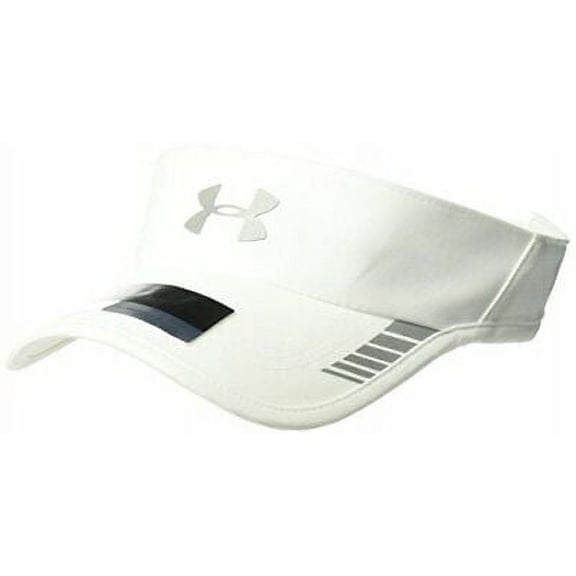 Under Armour Men's Launch Armourvent Visor White/Silver 1305007-100