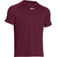 thumbnail image 1 of Under Armour Men's Locker Short Sleeve T-Shirt, X-Large, Maroon/White, 1 of 2