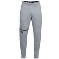 thumbnail image 1 of Under Armour Men's MK-1 Terry Tapered Pants, Steel (035)/Black (XL), 1 of 4