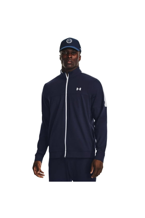 Men's Midlayer Full Zip Golf Jacket Dark Navy M