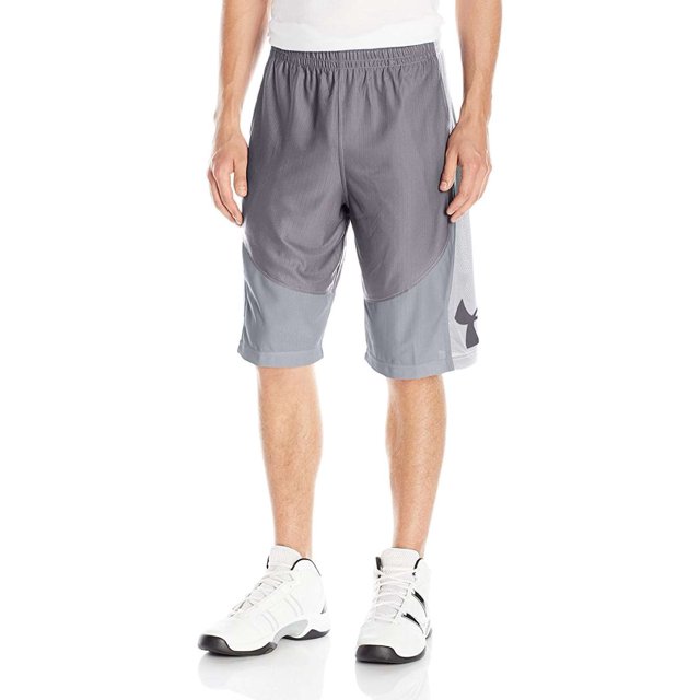 Under Armour Men's Mo' Money Basketball Shorts, Graphite, Small