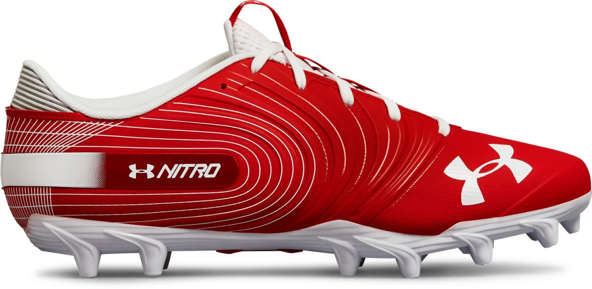 under armour men's nitro low mc football shoe