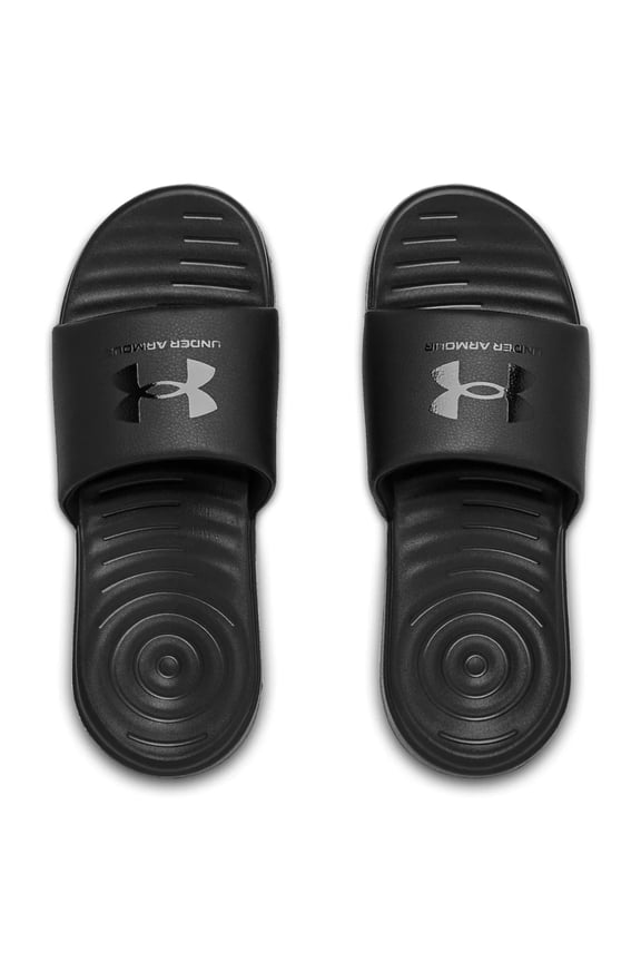 Men's Open toe Slip-On Sandals, Black, SZ 8