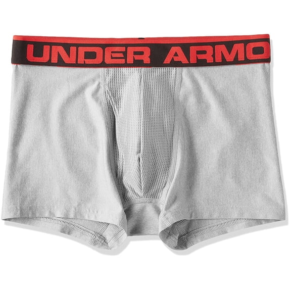 Under Armour Men's Original Series 3” Boxerjock - True Gray Heather - Small