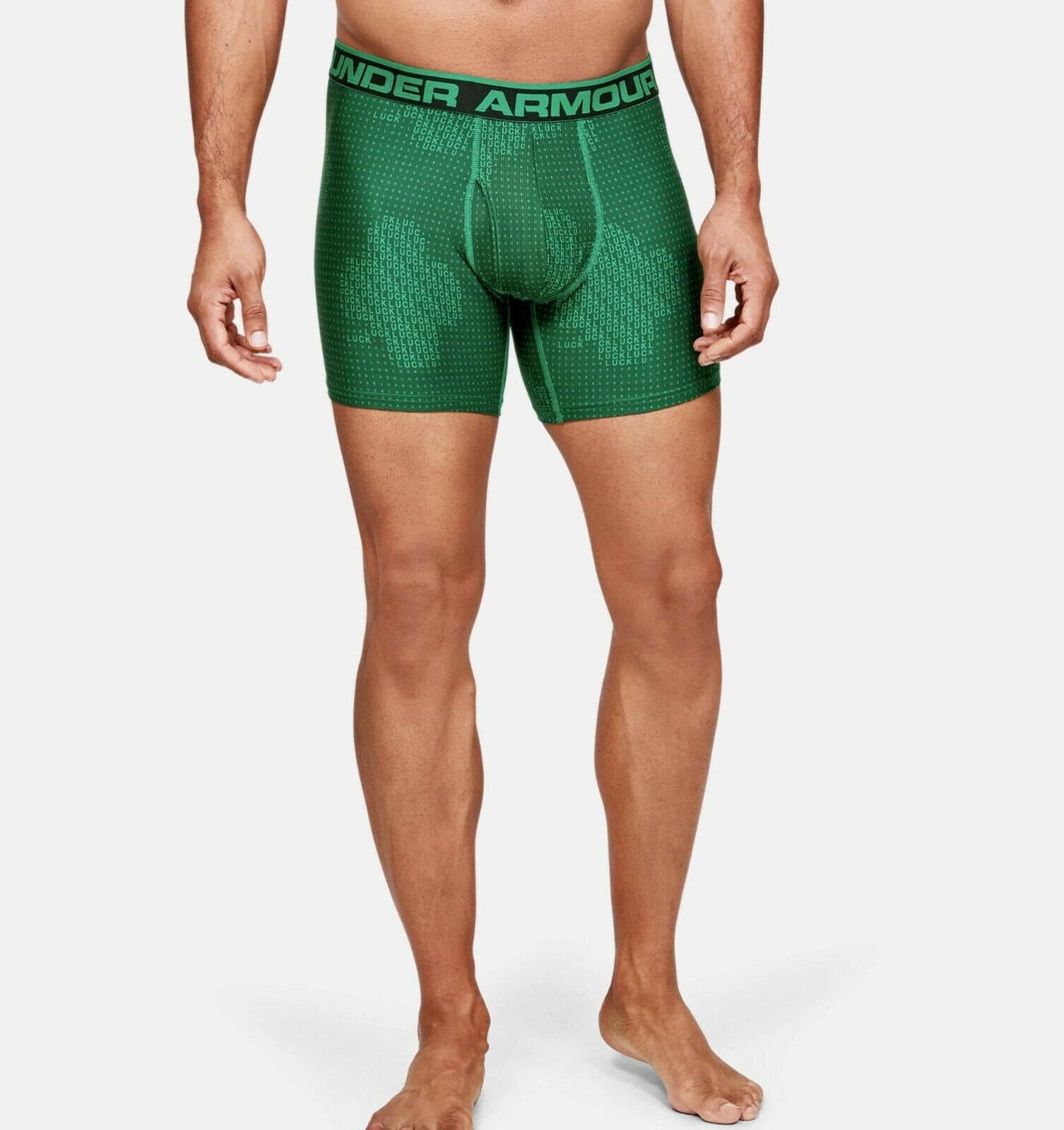Under Armour Men's Original Series Printed Boxerjock Underwear, Green M