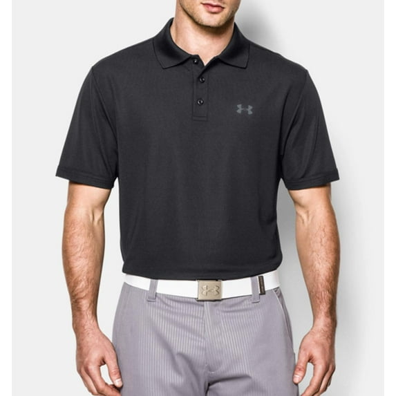 Under Armour Men's UA Performance Polo Shirt - Carbon Heather/Black M