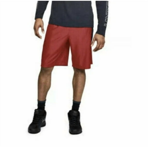 Under Armour Men's Perimeter 11-Inch Short Polyester Red-Black size Medium