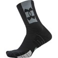 thumbnail image 1 of Under Armour Men's Playmaker Crew Socks (Black, M), 1 of 3