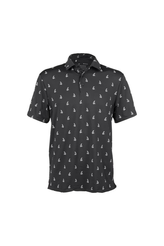 Men's Playoff 3.0 Boats Print Polo Black / 2XL