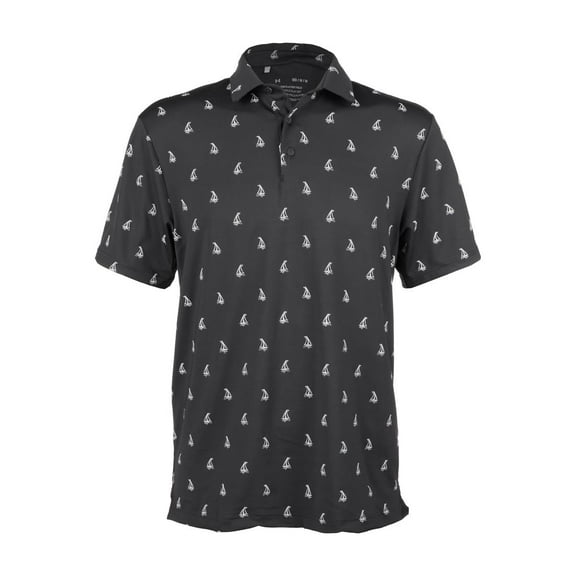 Under Armour Men's Playoff 3.0 Boats Print Polo Black / XL