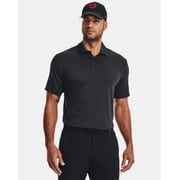 Under Armour Mens Playoff 3.0 Stripe Golf Polo Black/Pitch Gray, L