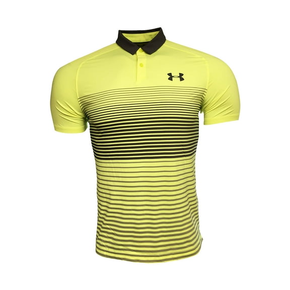 Under Armour Men's Polo Shirt Nylon/Elastane Blend Golf 1350213 Neon Yellow (Medium)